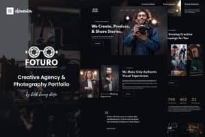 Foturo – Photography Portfolio & Creative Agency Elementor Template Kit