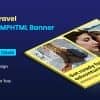 Travel AMPHTML Banners Ads Template