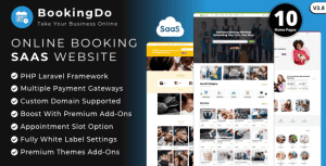 BookingDo SaaS – Multi Business Appointment Scheduling & Service Booking Website Builder