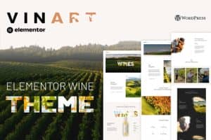 Vinart – Wine Brand & Vinyard Elementor Template Kit