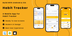Habit Tracker App – Flutter Mobile App Template