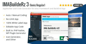 IMABuildeRz 3 – Ionic Mobile App Builder + Code Generator