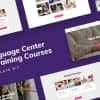 Distance Education – Language Center & Training Courses Template Kit