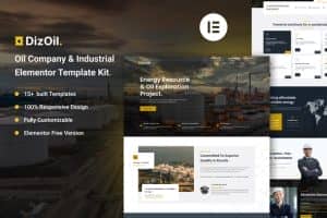 Dizoil – Oil Company & Industrial Elementor Template Kit