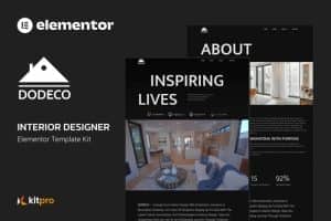 Dodeco – Interior Designer Elementor Template Kit