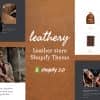 Leathery – Handcrafted Leather Store Theme