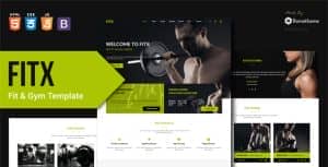 FitX – Fitness & Gym HTML Template