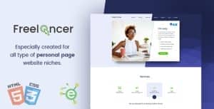 Freelancer – Creative Business & Portfolio Personal Page HTML5 Template