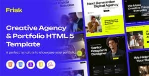 Frisk – Creative Agency & Portfolio Template