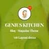 Genius Kitchen – News Magazine and Blog Food WordPress Theme