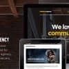Goltsman Agency – One Page Responsive Template