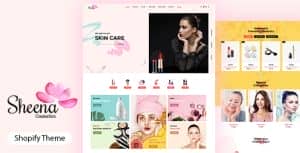 Sheena – Beauty Cosmetic Shopify Theme