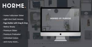 Horme – Clean One Page WordPress Theme