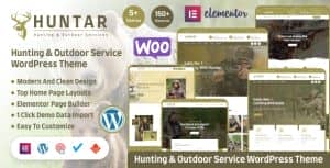Huntar – Hunting & Outdoor Hobby WordPress Theme