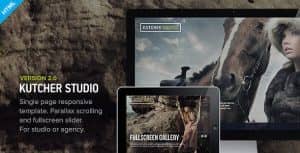 Kutcher Studio – Responsive Parallax Template