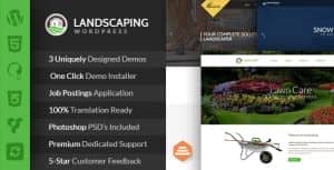 Landscaping – Lawn & Garden, Landscape Construction, & Snow Removal WordPress Theme