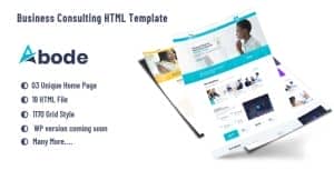 ABODE – Consulting, Finance, Business HTML5 Bootstrap 4 Template
