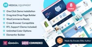 Medical Equipment – eCommerce Elementor WordPress Theme