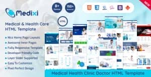 Medixi – Health Doctor Clinic & Medical Care HTML Template