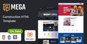 Mega – Industry And Factory HTML Template