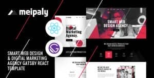 Meipaly – Gatsby React Digital Services Agency Template