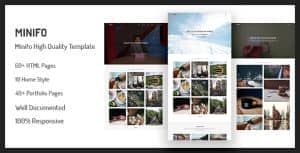 Minifo – Minimal Portfolio HTML Template