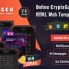 Miscoo – Online CryptoGaming HTML Template