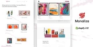 Monaliza – Minimal Art Shop Theme