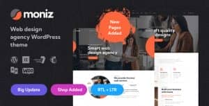 Moniz – Web Design Agency WordPress Theme
