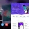 Naxos – App Landing Page WordPress Theme