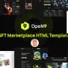 Open9 | NFT Marketplace HTML Template