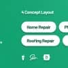 Phone, Computer Repair Shop Website Template | Fixit