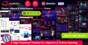 Playrex – eSports & Gaming WordPress Theme