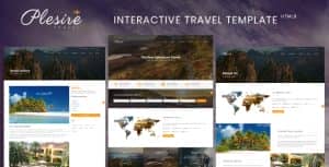 Plesire – Interactive Travel Template