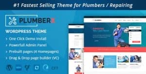 Plumber – Construction and Repairing WordPress Theme
