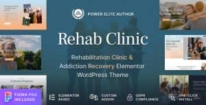 Rehab Clinic – Addiction Recovery Center WordPress Theme