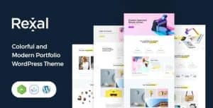 Rexal – A Colorful and Modern Multipurpose Portfolio WordPress Theme