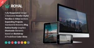 Royal – Responsive One Page Parallax WordPress Theme