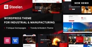 Steeler – Industrial & Manufacturing WordPress Theme