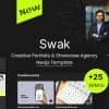 Swak – Creative Portfolio & Agency Nextjs Template