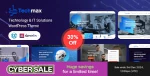 Techmax – IT Solutions & Technology WordPress Theme