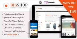 The Bigshop – WooCommerce WordPress Theme!
