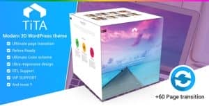 Tita 3D – Modern WordPress Theme