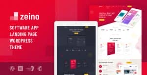 Zeino – App Landing WordPress Theme