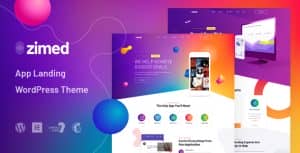 Zimed – App Landing WordPress Theme