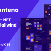 Monteno – NFT Portfolio Tailwind CSS Template