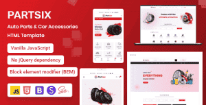 Partsix – Auto Parts & Car Accessories Shop HTML Template
