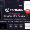 Resume, CV & Portfolio Responsive HTML 5 Template