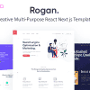 Rogan – Creative Multipurpose React Next js Template
