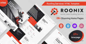 Roonix – Roofing Services HTML Template
